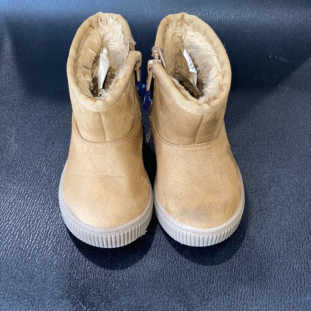 Cat & Jack Toddler Boy Winter Faux Fur Boots